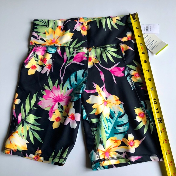 NEW Biker Shorts High Waisted PowerSoft Side Pocket Girl’s XL OLD NAVY - Picture 8 of 16
